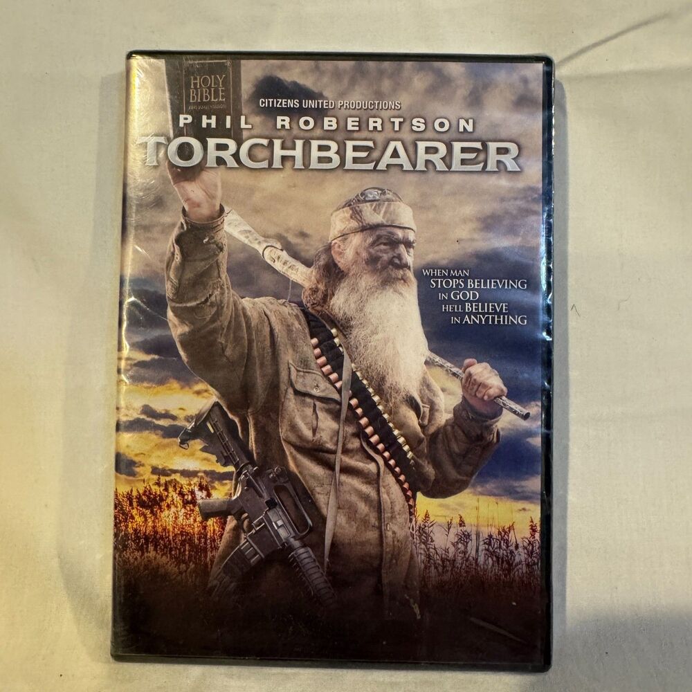 Torchbearer Phil Robertson DVD 2016 Duck Dynasty Christian Film New Sealed